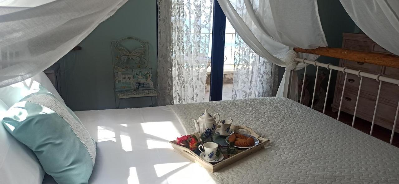 Elouthia Residence With Sea View And Hot Tub Tsoútsouros エクステリア 写真