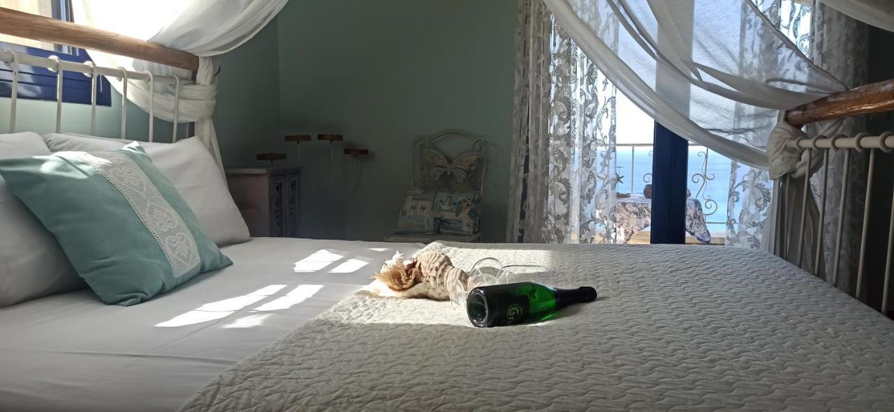 Elouthia Residence With Sea View And Hot Tub Tsoútsouros エクステリア 写真