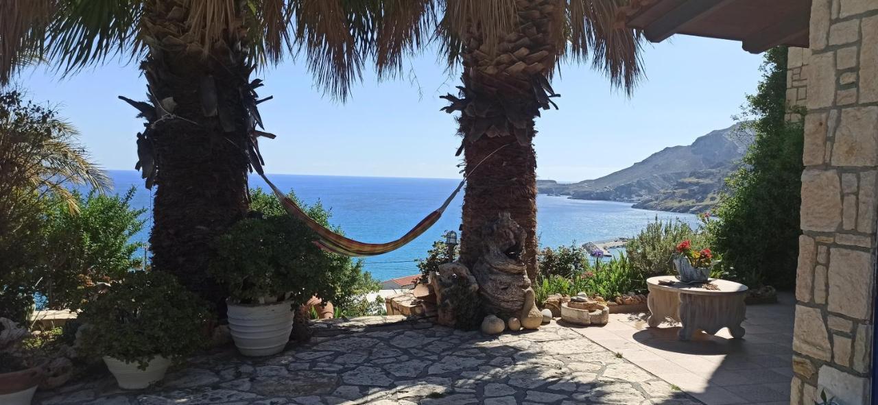 Elouthia Residence With Sea View And Hot Tub Tsoútsouros エクステリア 写真