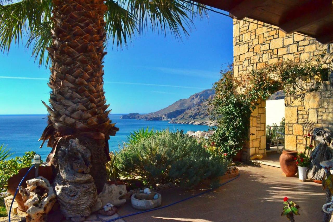 Elouthia Residence With Sea View And Hot Tub Tsoútsouros エクステリア 写真